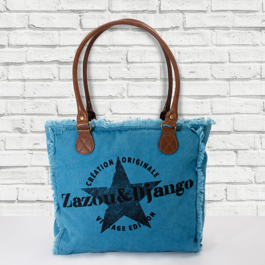Mini Cabas Quotidien Bleu Azur