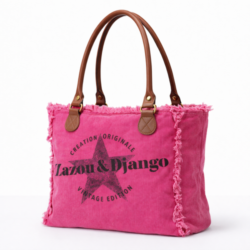 Mini Cabas Quotidien Rose Fuchsia