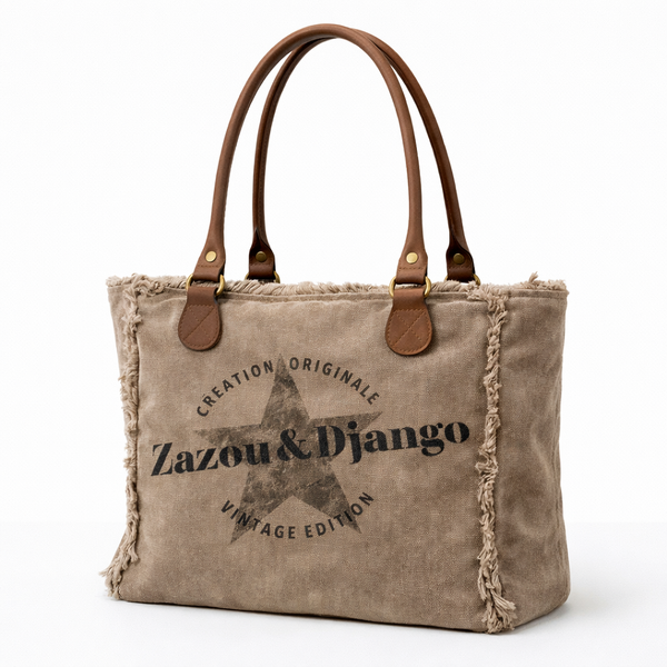 Mini Cabas Quotidien Taupe