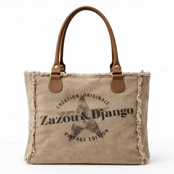 Mini Cabas Quotidien Taupe